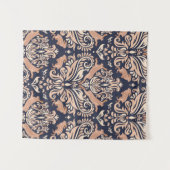 Tenture Motif symétrique sans couture dans le style Damask (Devant (Horizontal))