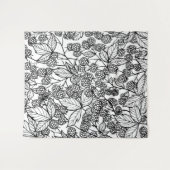 Tenture Motif tiré à la main des framboises (Devant (Horizontal))