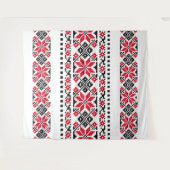 Tenture Motif traditionnel roumain "Les Etoiles" (Devant (Horizontal))