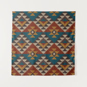Tenture Motif traditionnel Tribal Aztec sans couture sur w (Devant)