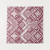 Tenture Motif transparent Aztec (Devant (Horizontal))