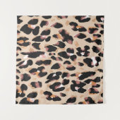 Tenture Motif transparent Empreinte de léopard (Devant (Horizontal))