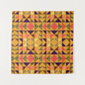 Tenture Motif triangle transparent arrière - plan abstrait (Devant)