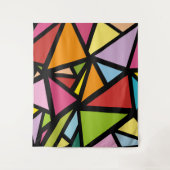 Tenture Motif triangles colorés 3 (Devant)