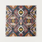 Tenture Motif tribal africain Chevron Aztec (Devant)