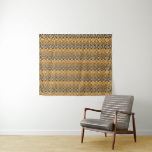 Tenture motif tribal africain ethnique