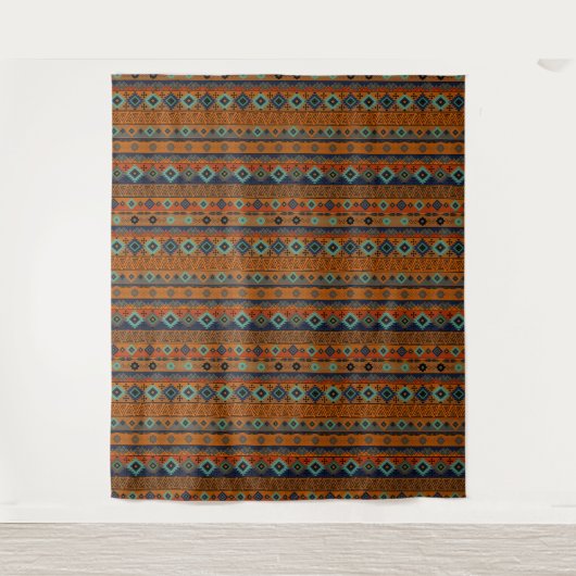 Tenture Motif tribal aztèque. (Devant)