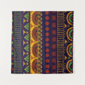 Tenture Motif tribal, polyvalent pour diverses utilisation (Devant (Horizontal))