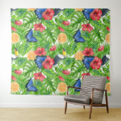 Tenture Motif tropical (En situation (horizontale))