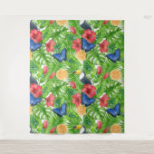 Tenture Motif tropical (Devant)