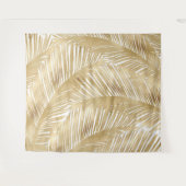 Tenture Motif Tropical de feuille d'or moderne (Devant (Horizontal))
