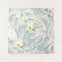 Motif tropical sans couture avec fleurs Orchidée, 