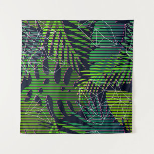 Tenture Motif tropicale sans couture avec plantes tropicau