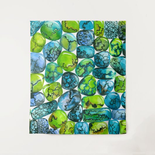 Tenture Motif turquoise (Devant)