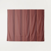 Tenture Motif uni rayé marron rétro (Devant (Horizontal))