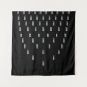 Tenture Motif unique avec logo/image téléchargée (Devant (Horizontal))