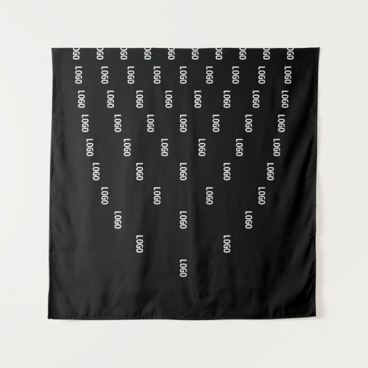 Tenture Motif unique avec logo/image téléchargée (Devant (Horizontal))