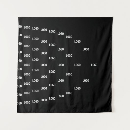 Tenture Motif unique avec logo/image téléchargée (Devant)
