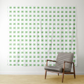 Tenture Motif vert (En situation (horizontale))