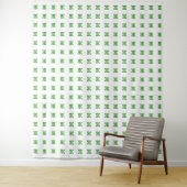 Tenture Motif vert (En situation)