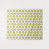 Tenture Motif Vert Olive (Devant (Horizontal))
