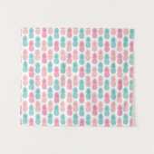 Tenture Motif vintage d'ananas (Devant (Horizontal))