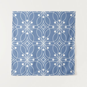 Tenture Motif Vintage géométrique Lignes ondulées