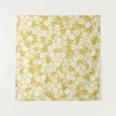 Tenture Motif vintage sans couture abstrait. Flux blanc mi (Devant (Horizontal))