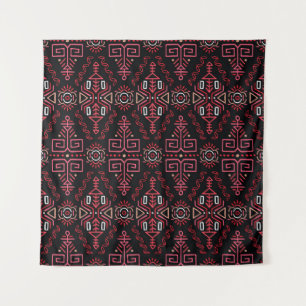 Tenture Motif vintage sans couture dans le style ethnique.