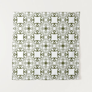 Tenture motif vintage sans couture ornementale. abstrait,