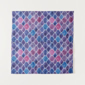 Tenture Motif violet sans aquarelle (Devant (Horizontal))