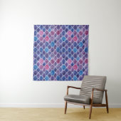 Tenture Motif violet sans aquarelle (En situation (horizontale))