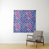 Tenture Motif violet sans aquarelle (En situation)