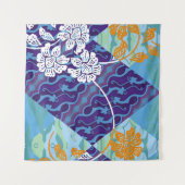Tenture motifs batik indonésiens avec plan très distinctif (Devant (Horizontal))