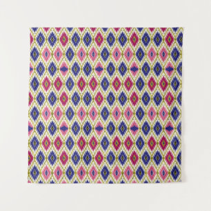Tenture Motifs géométriques : Illustration textile traditi