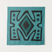 Tenture motifs géométriques tribaux africains (Devant)