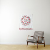 Tenture Motifs roumains traditionnels Roumanie 1 d'art (En situation)