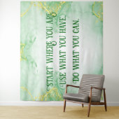 Tenture Motivation positive Début Où vous êtes | (En situation)