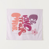 Tenture Motivational Soyez gentil avec votre esprit (Devant (Horizontal))