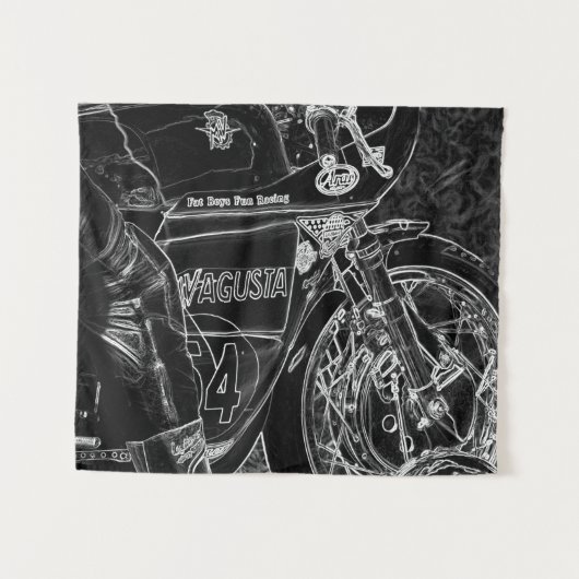 Tenture Motorcycle 1 wtcnm (Devant (Horizontal))