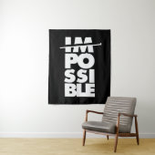 Tenture Mots possibles Impossible, motivation (En situation)