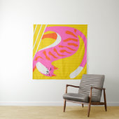 Tenture Moustaches endormies (En situation (horizontale))