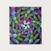 Tenture Mouvements colorés Abstrait Trippy Fractal Art (Devant)