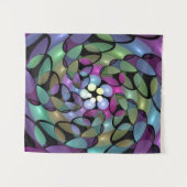 Tenture Mouvements colorés Abstrait Trippy Fractal Art (Devant (Horizontal))