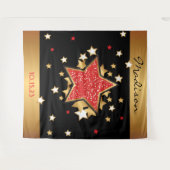 Tenture MOVIE STAR HOLLYWOOD BROADWAY Photo-Op Backdrop (Devant (Horizontal))