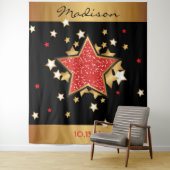 Tenture MOVIE STAR HOLLYWOOD BROADWAY Photo-Op Backdrop (En situation)