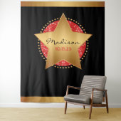 Tenture MOVIE STAR HOLLYWOOD BROADWAY Photo-Op Backdrop (En situation)