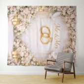 Tenture Mr. & Mrs. backdrop (En situation (horizontale))