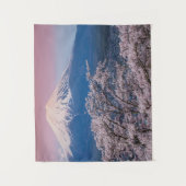 Tenture Mt Fuji et fleurs de cerisier (Devant)