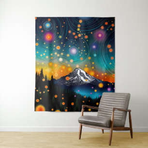 Tenture Mt. Rainier Starry Sky